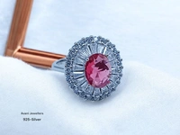 Silver Ladies Fancy Ring - 4.36, 17