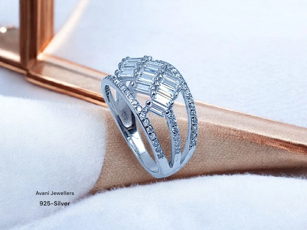 Silver Ladies Fancy Ring - 2.98, 14