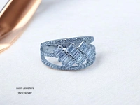 Silver Ladies Fancy Ring - 2.98, 14