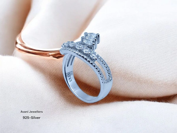 Silver Ladies Fancy Ring - 4.21, 14