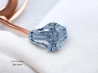 Silver Ladies Fancy Ring - 4.14, 19