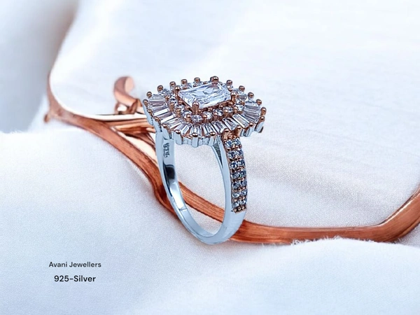 Silver Ladies Fancy Ring - 3.85, 10