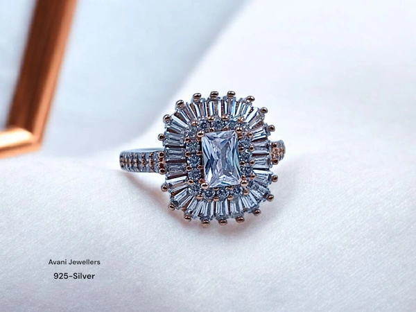 Silver Ladies Fancy Ring - 3.85, 10