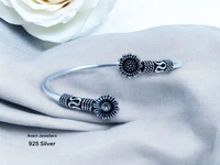Silver Ladies Plain Kade - 9.96, Free Size