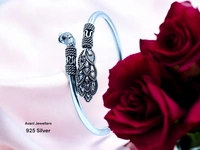 Silver Ladies Plain Kade - 17.09, Free Size