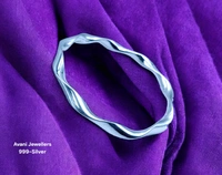 Silver Ladies Plain Kade - 22.39, 2.3