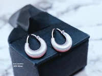 Silver Antique Plain Earrings - 2.64