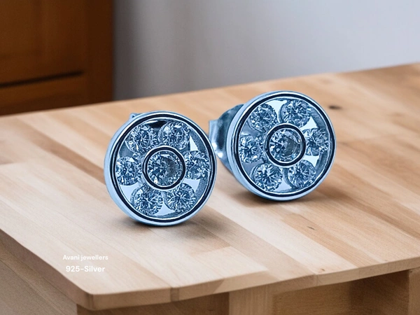 Silver Fancy Studs - 1.96