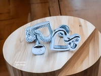Silver Fancy Studs - 2.22