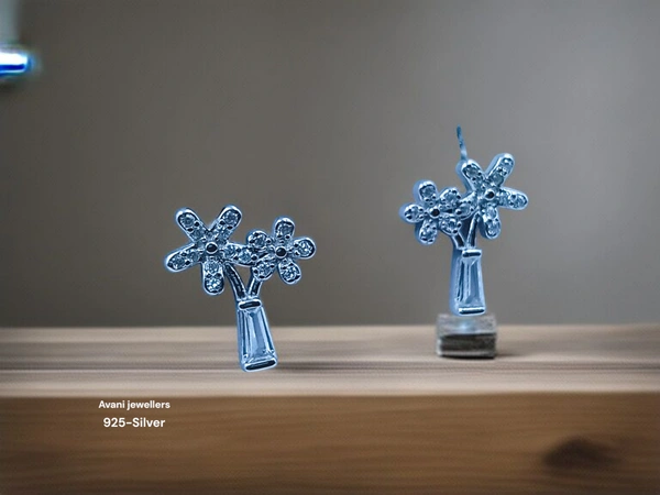 Silver Fancy Studs - 2.53