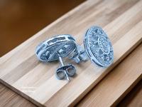 Silver Fancy Studs - 3.48