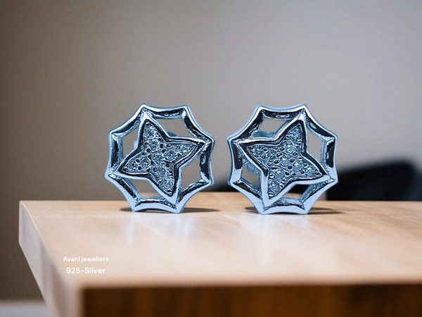 Silver Fancy Studs - 2.43