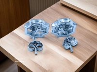Silver Fancy Studs - 2.43