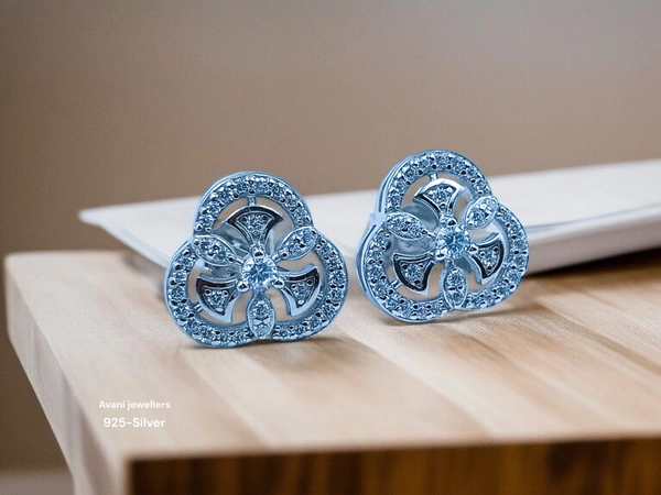 Silver Fancy Studs - 3.38