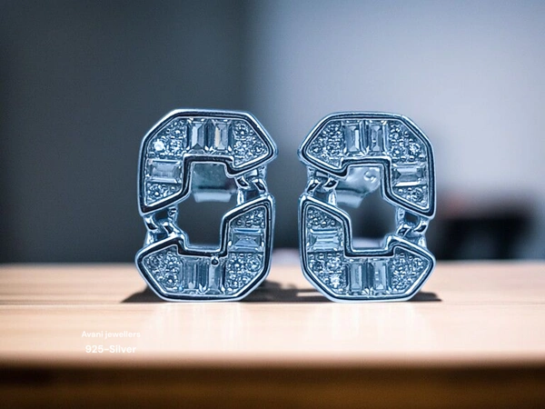 Silver Fancy Studs - 2.75