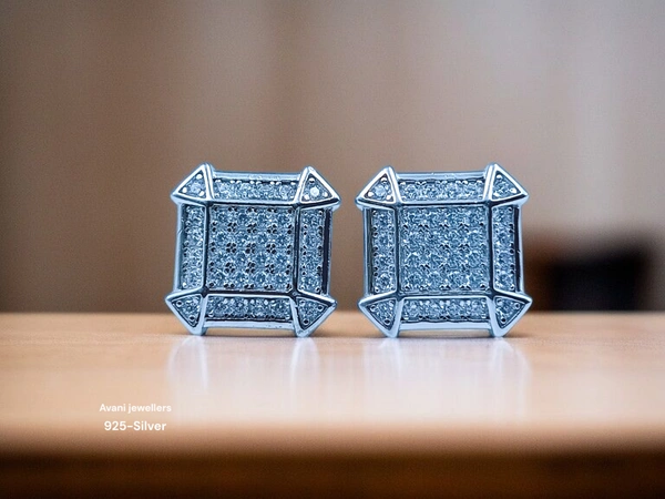 Silver Fancy Studs - 3.45