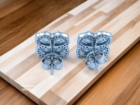Silver Fancy Studs - 3.74