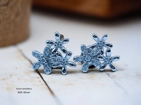 Silver Fancy Studs - 2.42