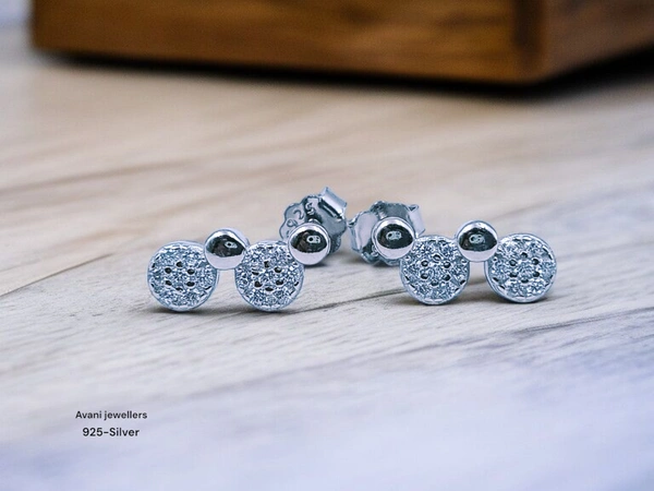 Silver Fancy Studs - 1.79