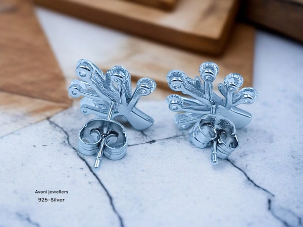 Silver Fancy Studs - 2.37
