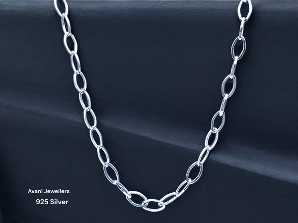 Silver Gents Chain - 9.6, 20