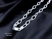 Silver Gents Chain - 9.6, 20