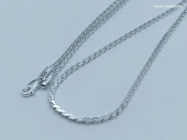 Silver Gents Chain - 11.8, 20