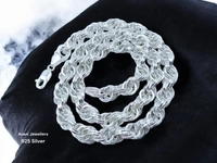 Silver Gents Chain - 22.1, 25