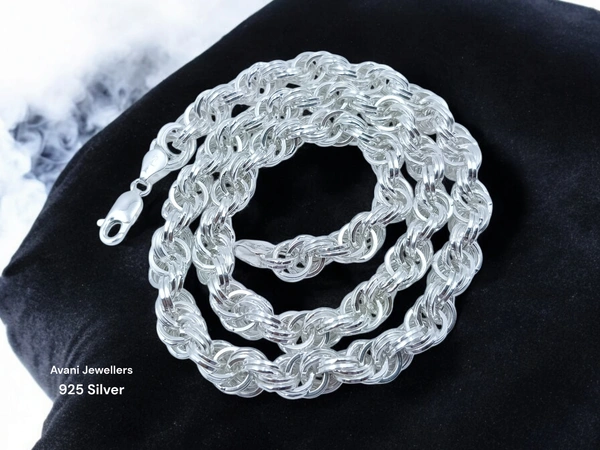 Silver Gents Chain - 22.1, 25