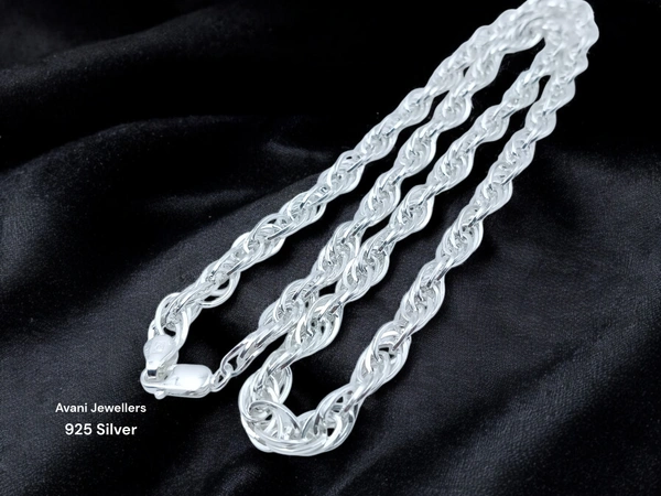 Silver Gents Chain - 22.1, 25