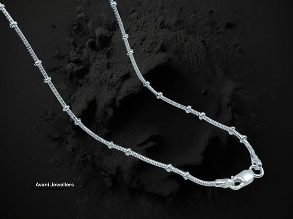 Silver Gents Chain - 15.21, 20