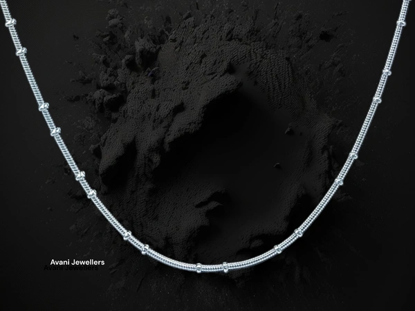 Silver Gents Chain - 15.21, 20
