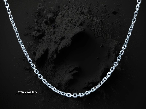 Silver Gents Chain - 16, 4.04
