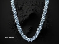 Silver Gents Chain - 58.1, 20