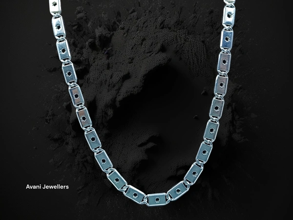 Silver Gents Chain - 42.04, 18