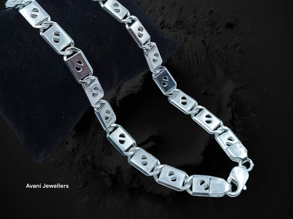Silver Gents Chain - 55, 20