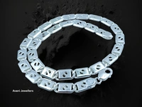 Silver Gents Chain - 55, 20