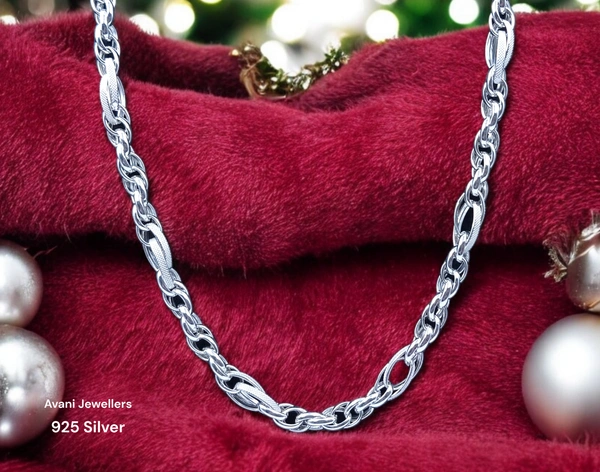 Silver Gents Chain - 21.48, 20