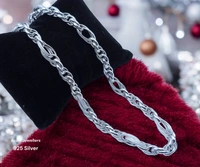 Silver Gents Chain - 21.48, 20