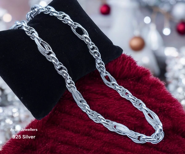 Silver Gents Chain - 21.48, 20
