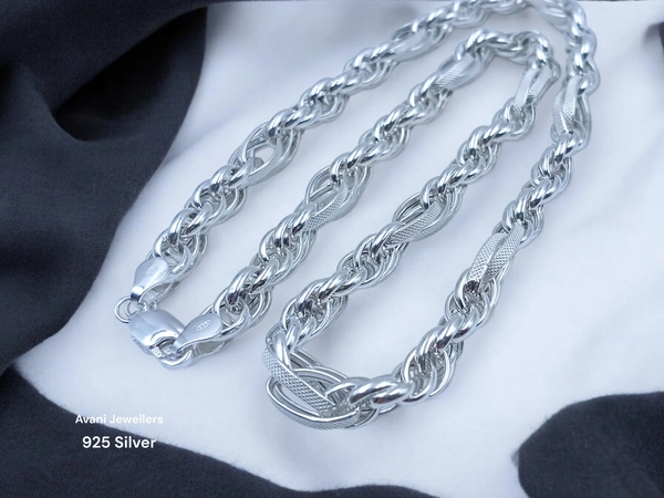 Silver Gents Chain - 21.48, 20