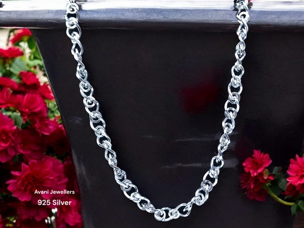 Silver Gents Chain - 15.13, 20