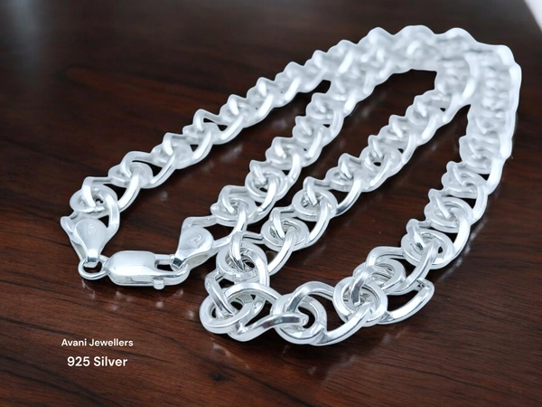 Silver Gents Chain - 15.13, 20