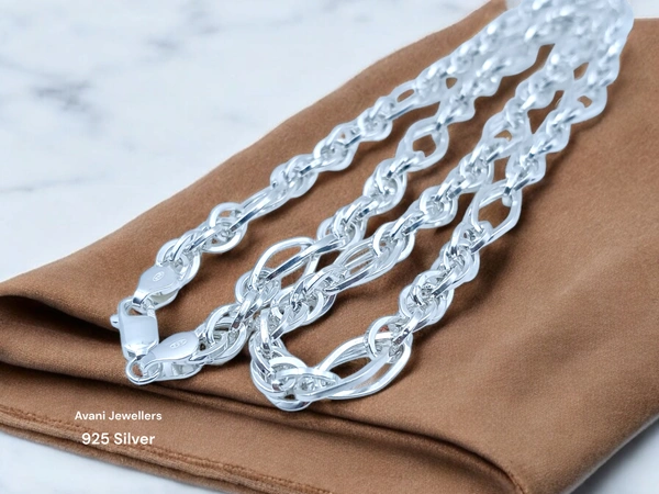 Silver Gents Chain - 22.6, 24