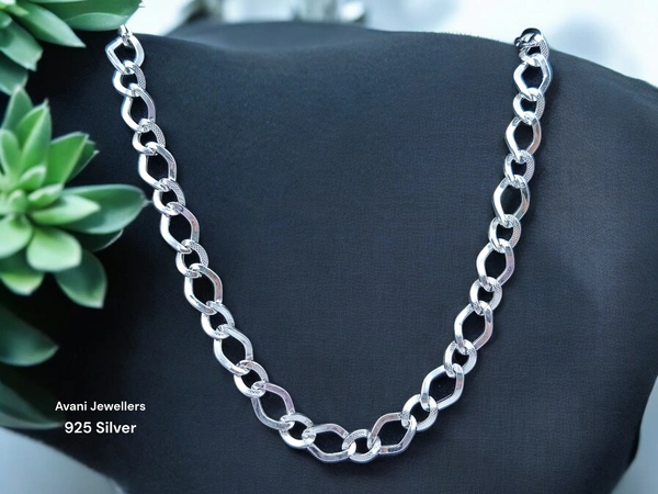 Silver Gents Chain - 16.46, 20