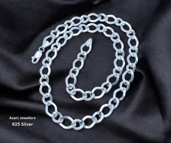 Silver Gents Chain - 16.46, 20