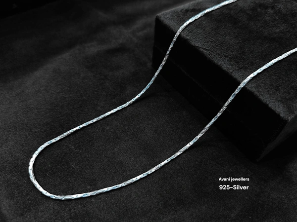 Silver Gents Chain - 22, 6.3