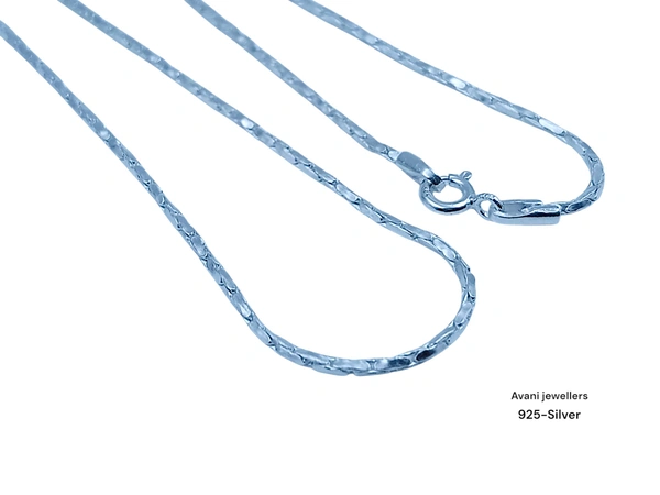 Silver Gents Chain - 22, 6.3
