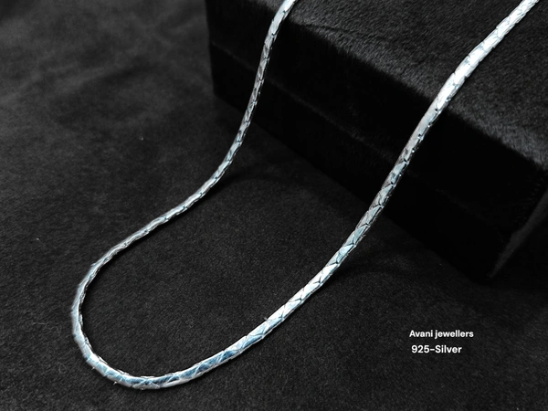 Silver Gents Chain - 22, 10.28
