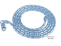 Silver Gents Chain - 20, 10.06